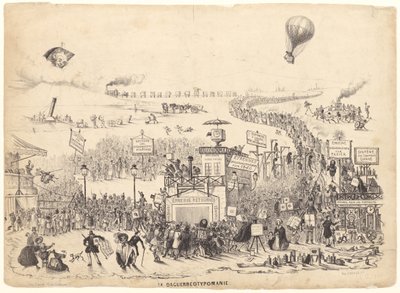 Daguerreotypomania by Theodore Maurisset